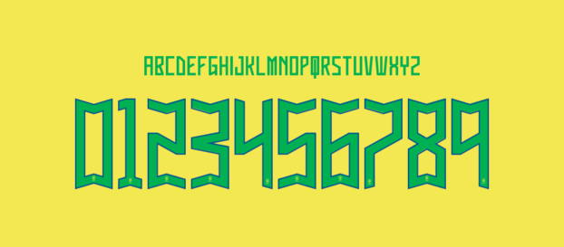 Brazil font 2022 numbers letters nameset ttf tipografia numeros letras fuente vector svg eps ai