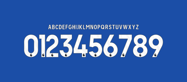Chelsea font 2023/2024 numbers letters nameset ttf tipografia numeros letras fuente vector svg eps ai