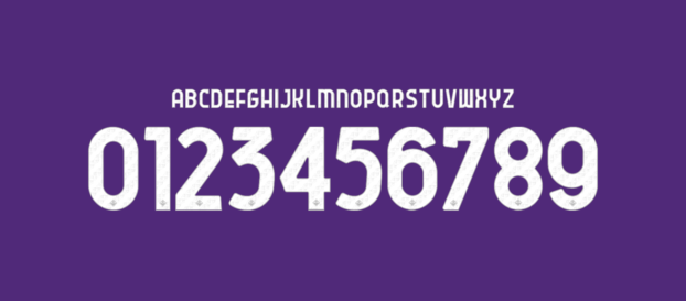 Fiorentina font 2023/2024 numbers letters nameset ttf tipografia numeros letras fuente vector svg eps ai