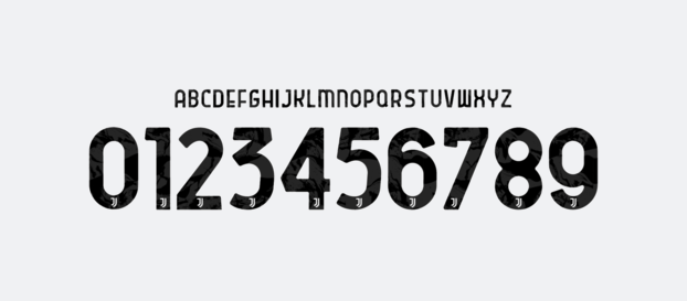 Juventus FC font  numbers letters nameset ttf tipografia numeros letras fuente vector svg eps ai