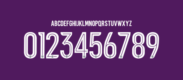 Manchester City font 2018/19 Cup III numbers letters nameset ttf tipografia numeros letras fuente vector svg eps ai