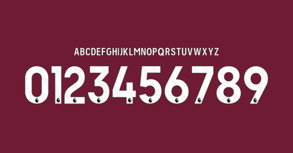 Police Aston Villa Fc Maillot 2024 2025 Noms Lettres Numeros Preview 00 4726
