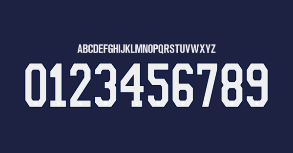 Font Boca Juniors Jersey 2025 2026 Nama Huruf Angka Preview 02 4828