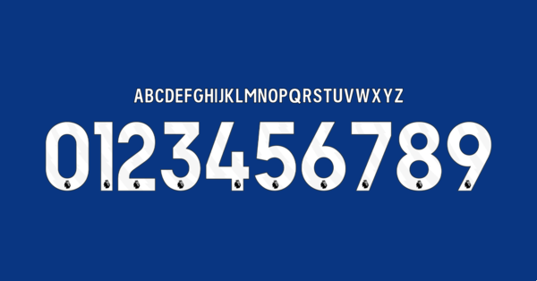 Font Chelsea Jersey 2025 2026 Nama Huruf Angka Preview 02 4815