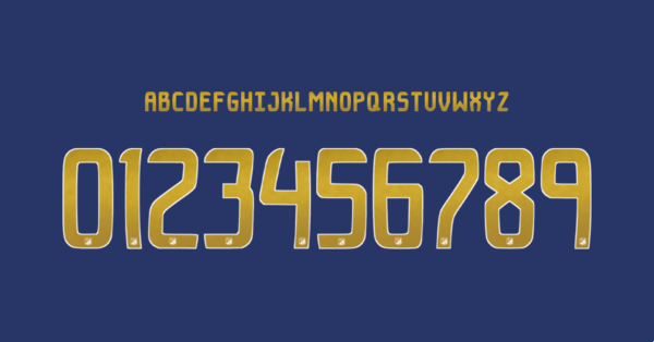 Font Millonarios Fc Jersey 2024 Nama Huruf Angka Preview 00 4597