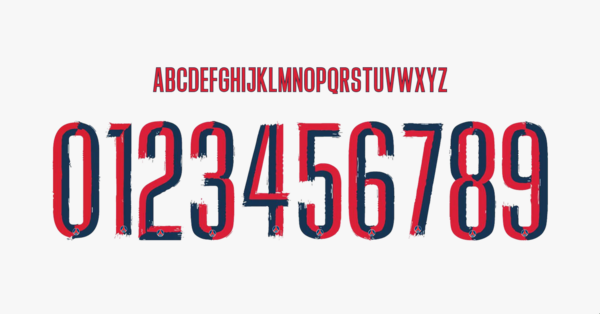 Font Paris Saint Germain Jersey 2025 2026 Cup II Nama Huruf Angka Preview 01 4911