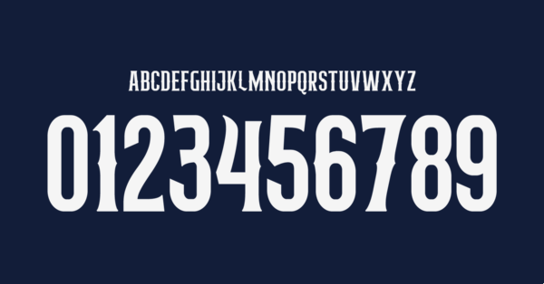 Font San Lorenzo Jersey 2024 Nama Huruf Angka Preview 00 4737
