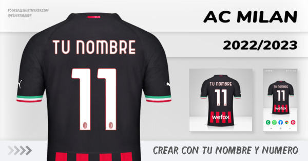 jersey AC Milan 2022/2023