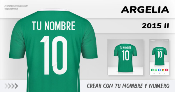 camiseta Argelia 2015 II
