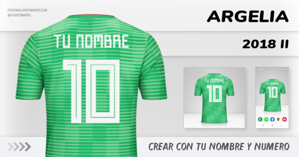 camiseta Argelia 2018 II