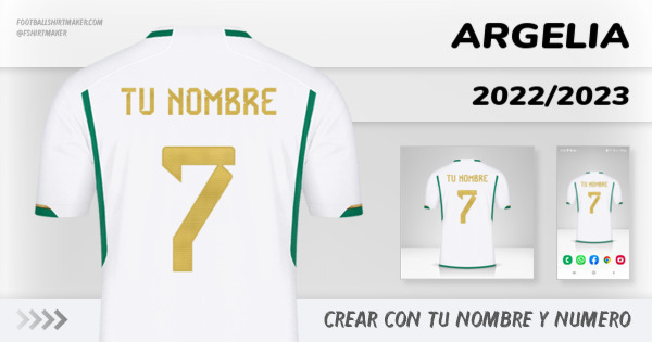 camiseta Argelia 2022/2023