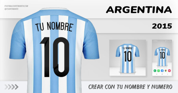camiseta Argentina 2015