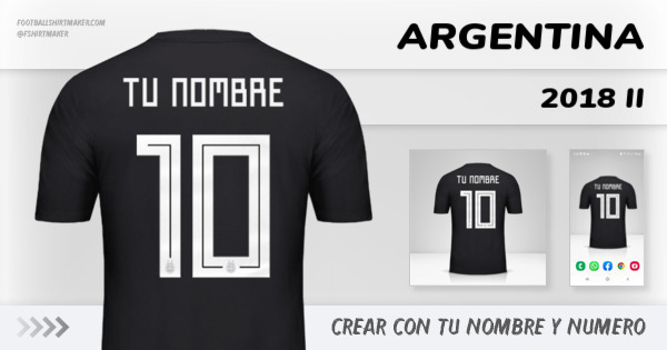 camiseta Argentina 2018 II