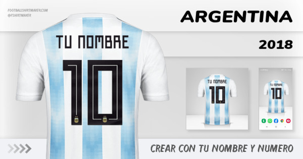 camiseta Argentina 2018