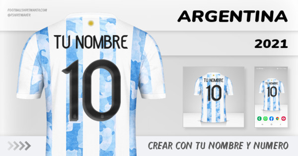 camiseta Argentina 2021