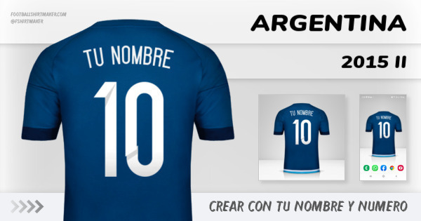jersey Argentina 2015 II