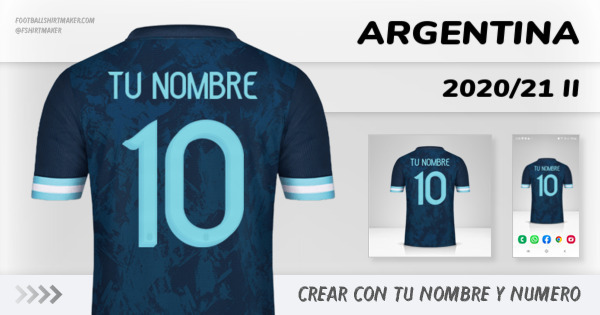 jersey Argentina 2020/21 II