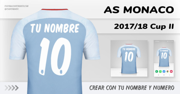 camiseta As Monaco 2017/18 Cup II