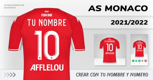 camiseta As Monaco 2021/2022