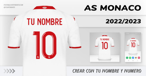 camiseta As Monaco 2022/2023