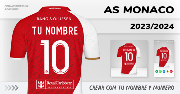 camiseta As Monaco 2023/2024