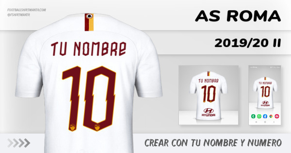 camiseta AS Roma 2019/20 II