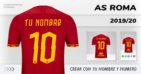 camiseta AS Roma 2019/20