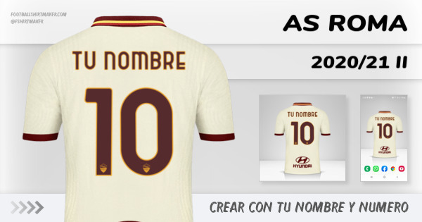 camiseta AS Roma 2020/21 II