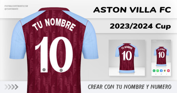 jersey Aston Villa FC 2023/2024 Cup