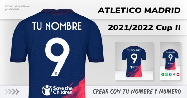 camiseta Atletico Madrid 2021/2022 Cup II
