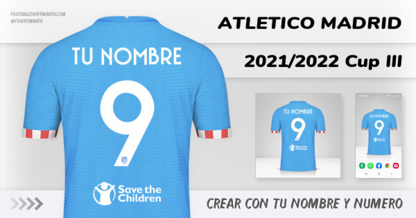 camiseta Atletico Madrid 2021/2022 Cup III