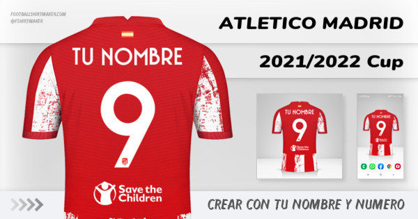 camiseta Atletico Madrid 2021/2022 Cup
