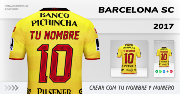 camiseta Barcelona SC 2017