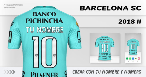 camiseta Barcelona SC 2018 II