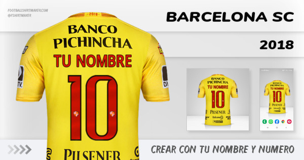 camiseta Barcelona SC 2018