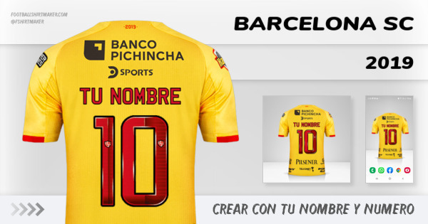 camiseta Barcelona SC 2019