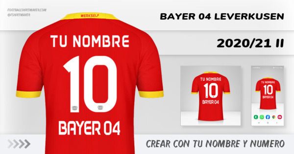 camiseta Bayer 04 Leverkusen 2020/21 II