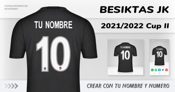 camiseta Besiktas JK 2021/2022 Cup II