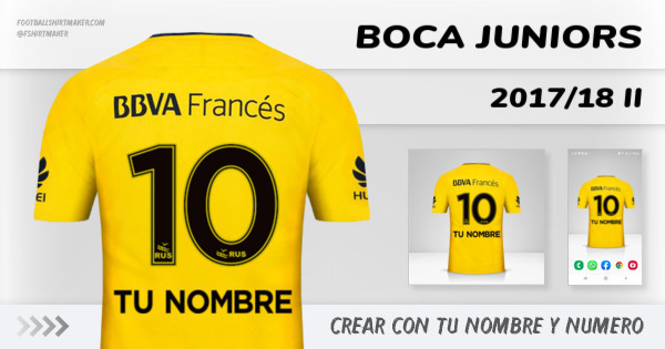 camiseta Boca Juniors 2017/18 II