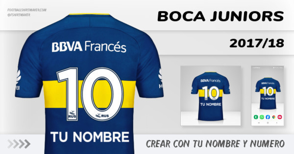 camiseta Boca Juniors 2017/18