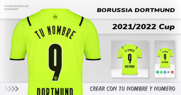camiseta Borussia Dortmund 2021/2022 Cup