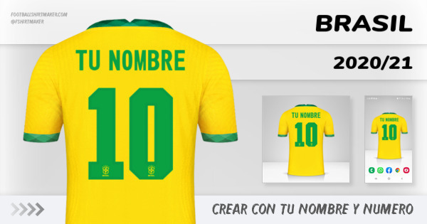 camiseta Brasil 2020/21