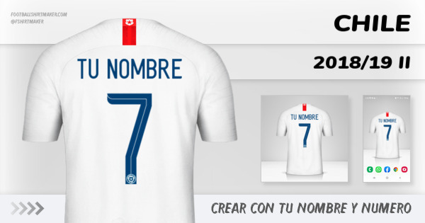 camiseta Chile 2018/19 II