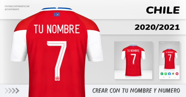 ▷ Camisetas de Fútbol Personalizadas Chile