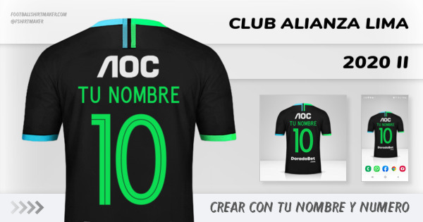 camiseta Club Alianza Lima 2020 II
