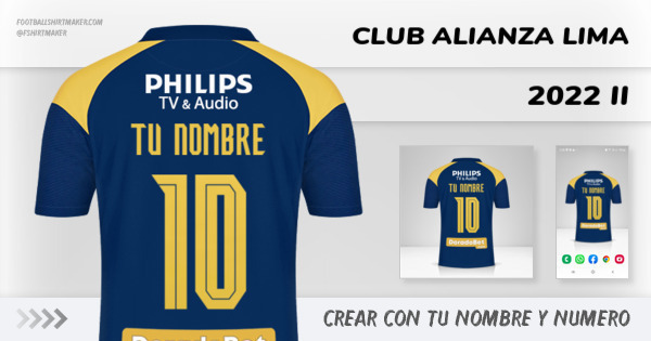 camiseta Club Alianza Lima 2022 II