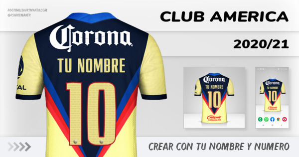 camiseta Club America 2020/21