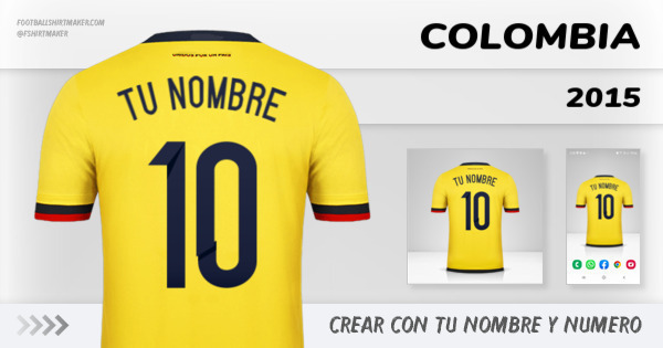 camiseta Colombia 2015