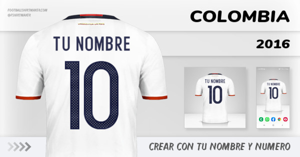 camiseta Colombia 2016