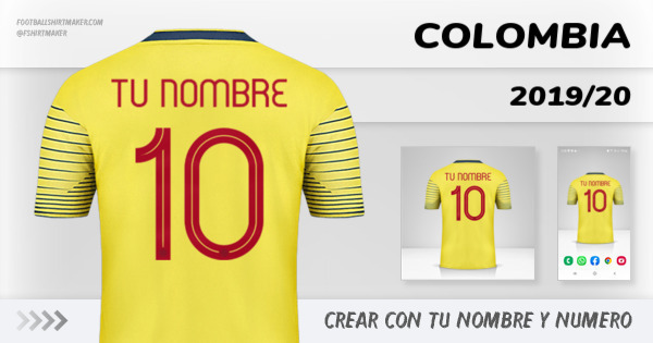 camiseta Colombia 2019/20